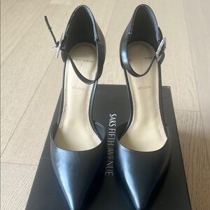 Saks Fifth Avenue Women's Black Heels